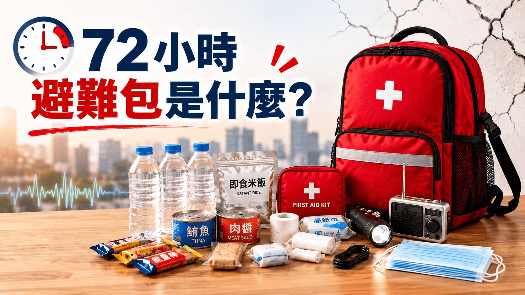 72小時避難包是什麼？為什麼每個家庭都應該提前準備？