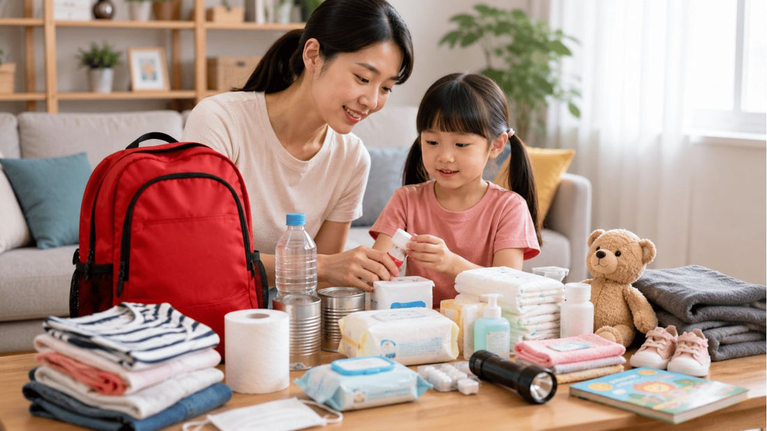 家有小孩如何準備避難包？父母必看的防災準備指南