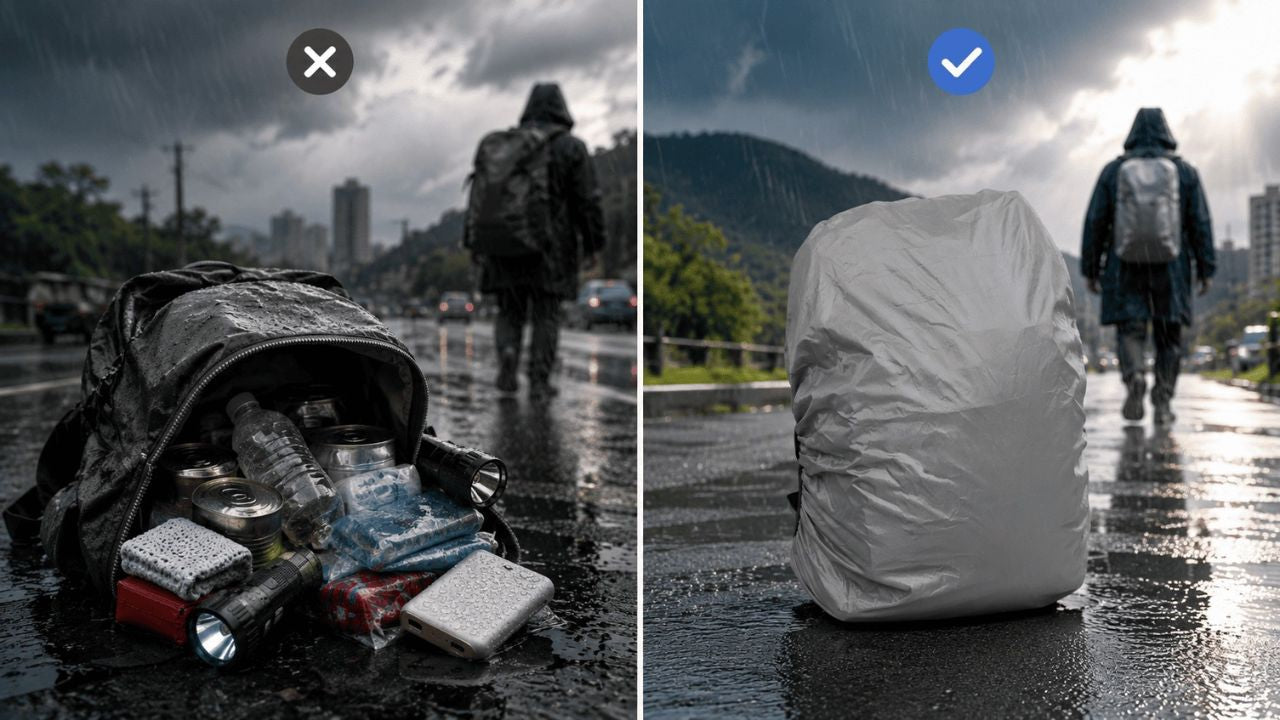 防雨罩真的重要嗎？別讓避難包在關鍵時刻失去作用