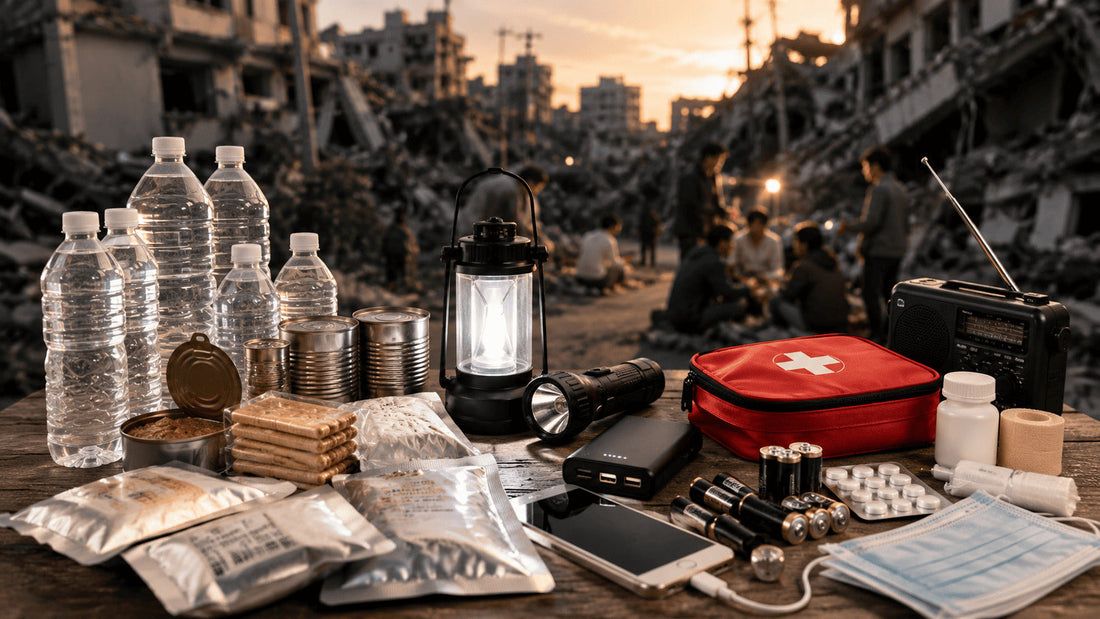 地震後最容易缺乏的5種物資：災害發生前一定要先準備好