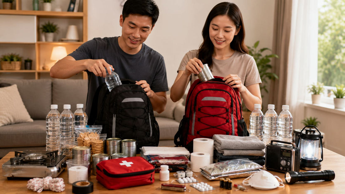 夫妻避難包怎麼準備？打造兩人專屬的72小時防災計畫