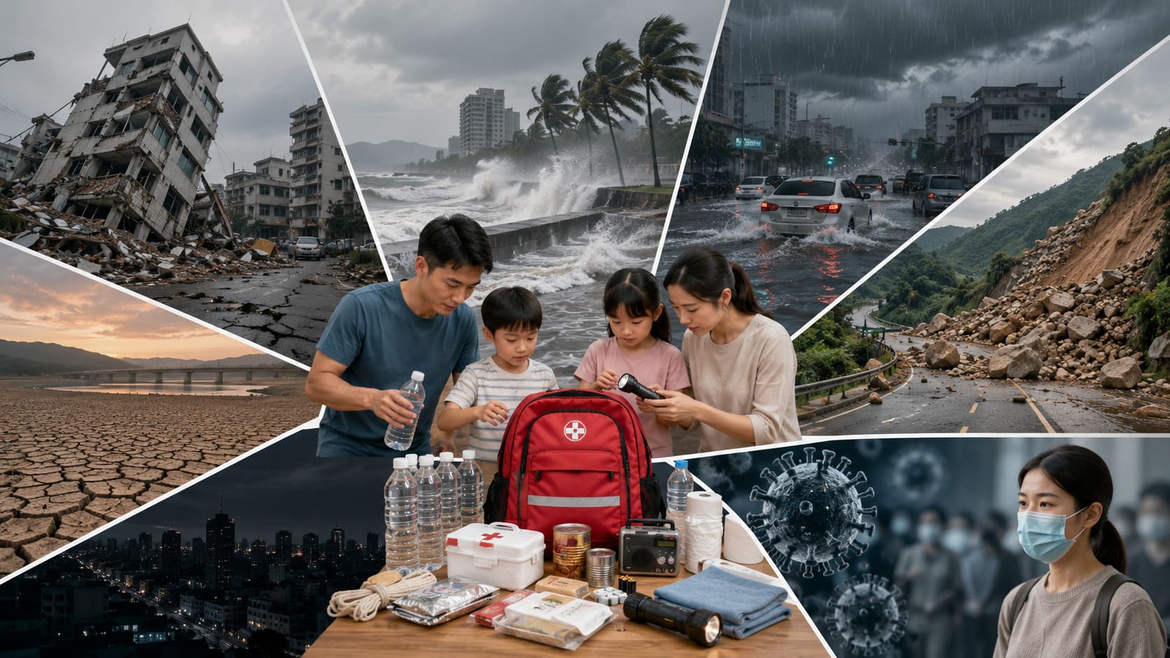 台灣最常見的災害有哪些？認識常見災害，才能做好真正的防災準備