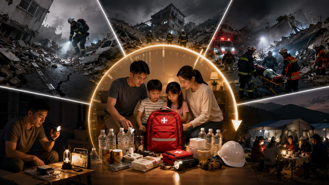 地震黃金72小時是什麼？為什麼每個家庭都應該做好72小時防災準備