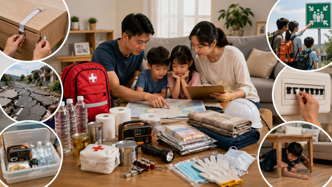 家庭防災完全指南：從平時準備到災後應變，一篇學會守護全家人的安全