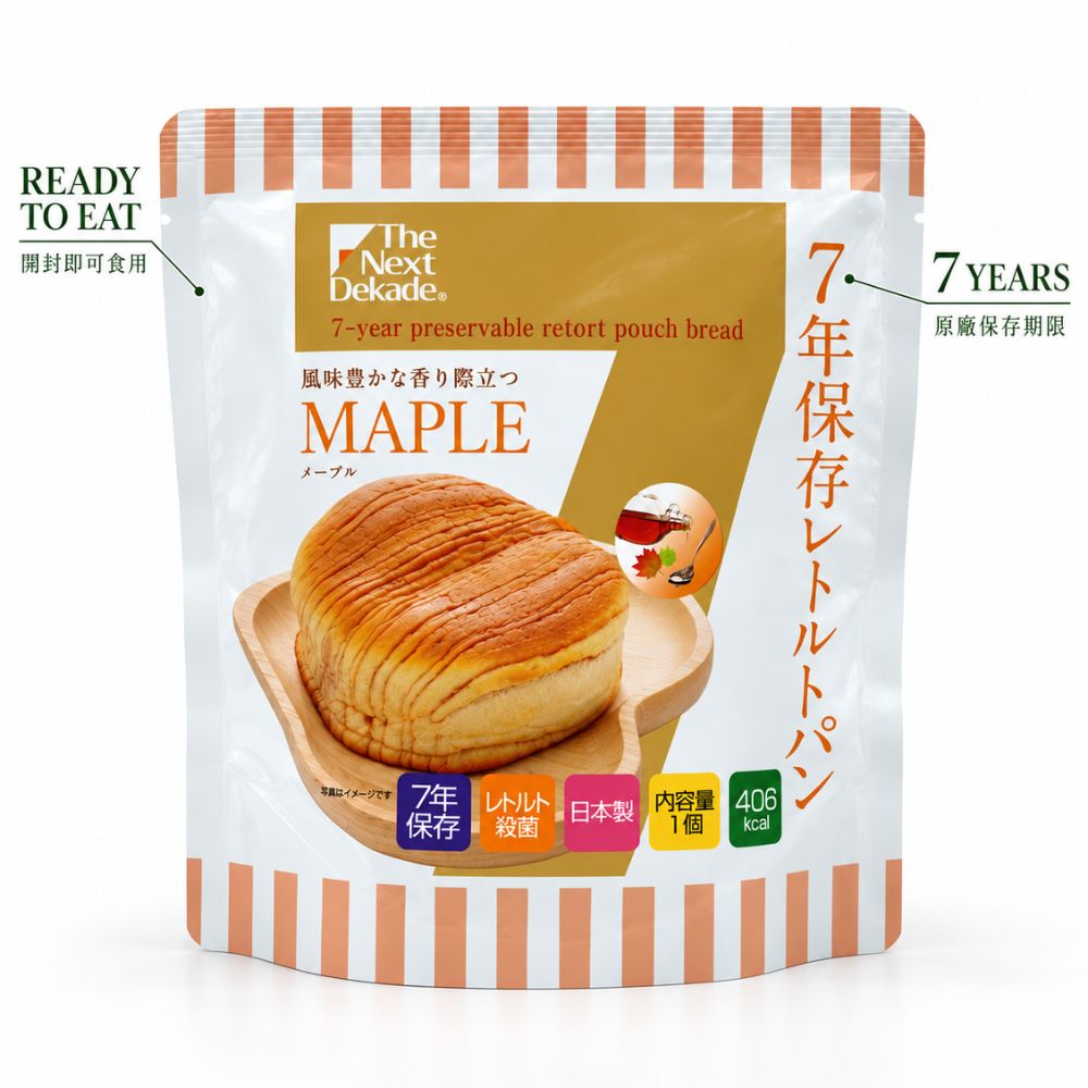 日本 The Next Dekade 楓糖麵包(7年保存)