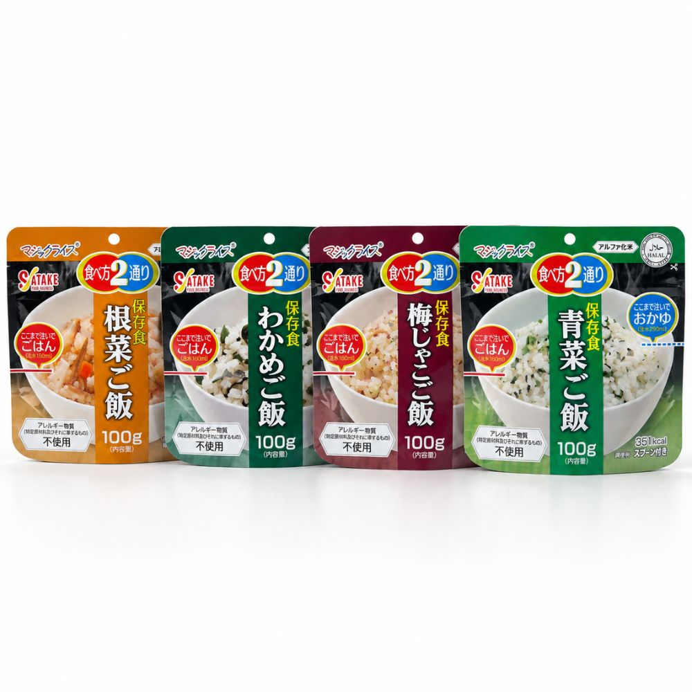 日本 SATAKE 佐竹神奇飯｜長效保存飯(5年保存)