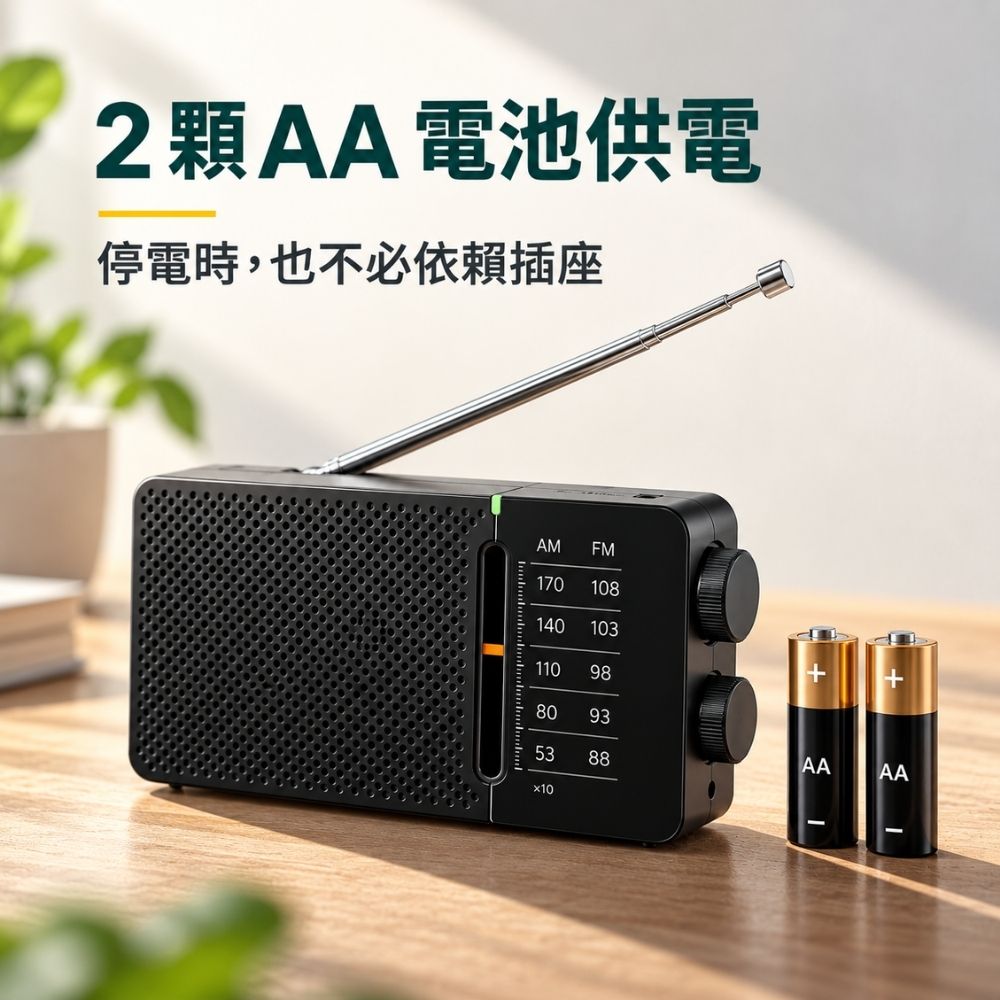 台灣BSMI認証AM/FM頻段收音機