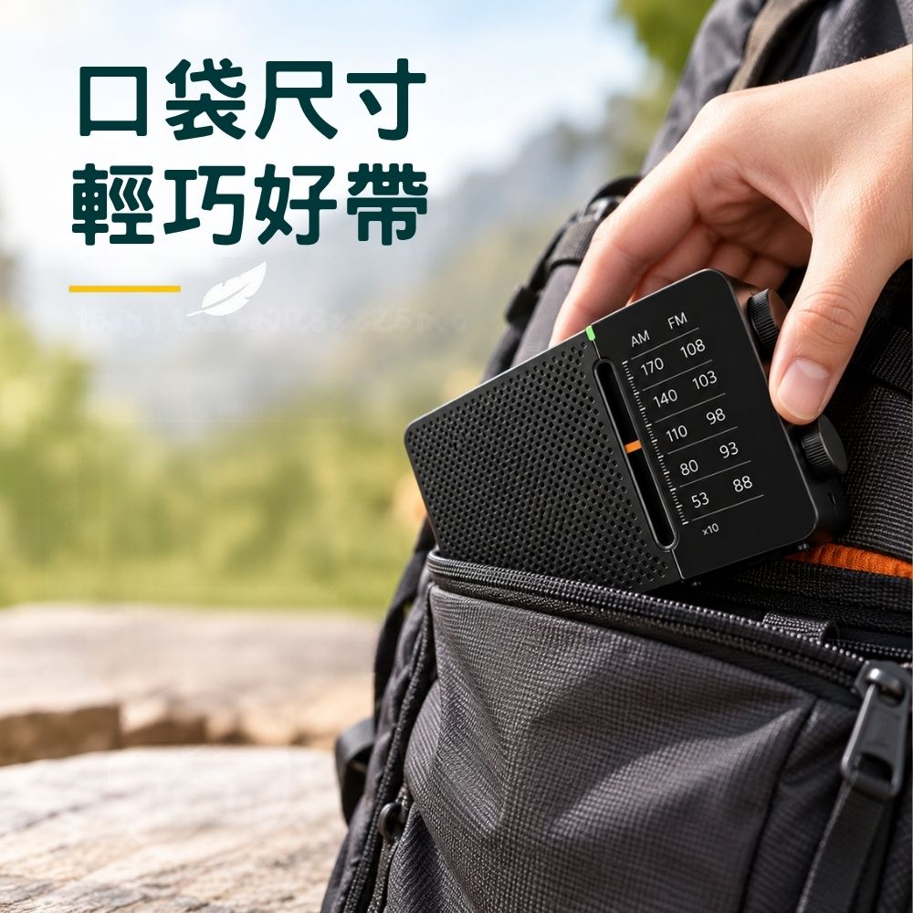 台灣BSMI認証AM/FM頻段收音機