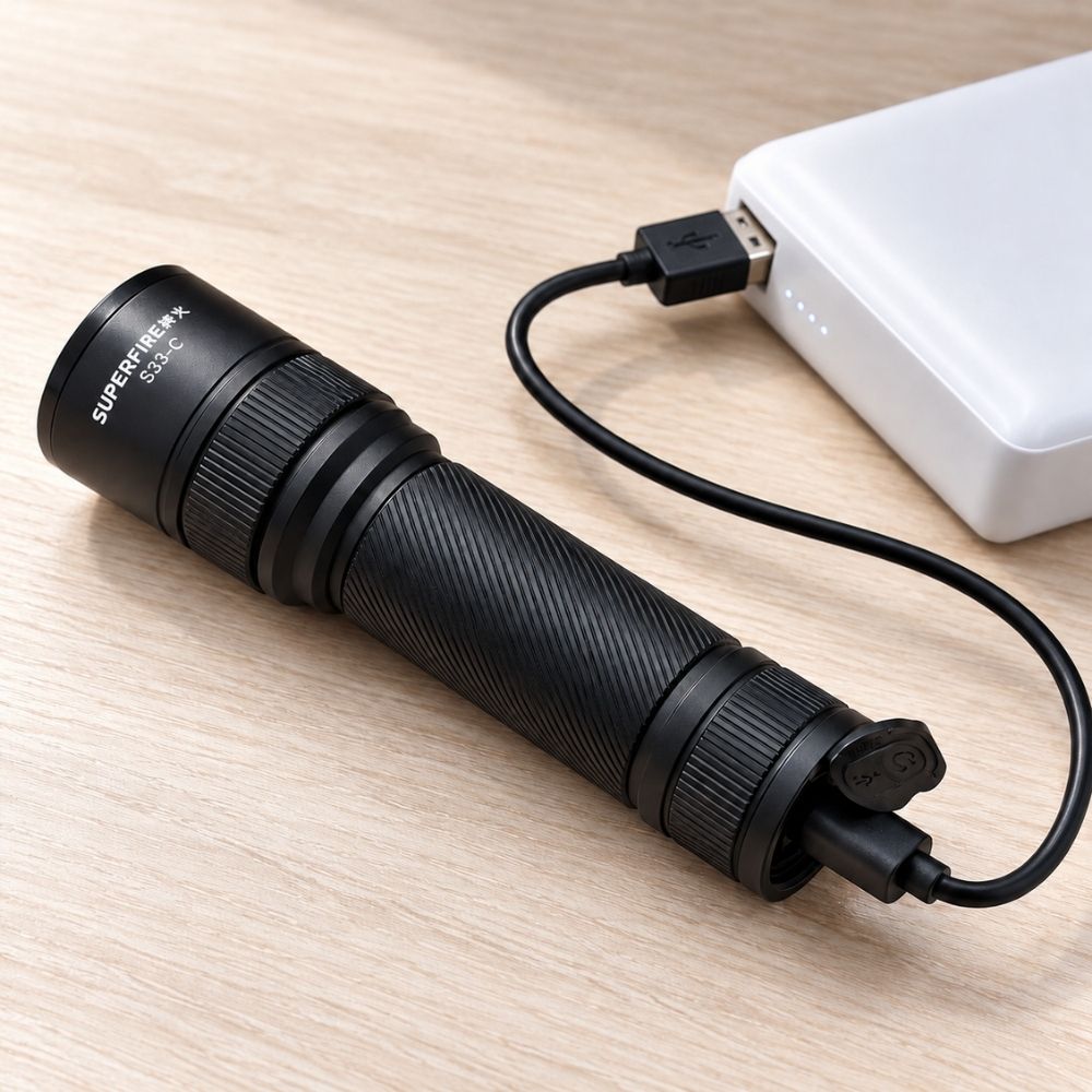 充電式手電筒