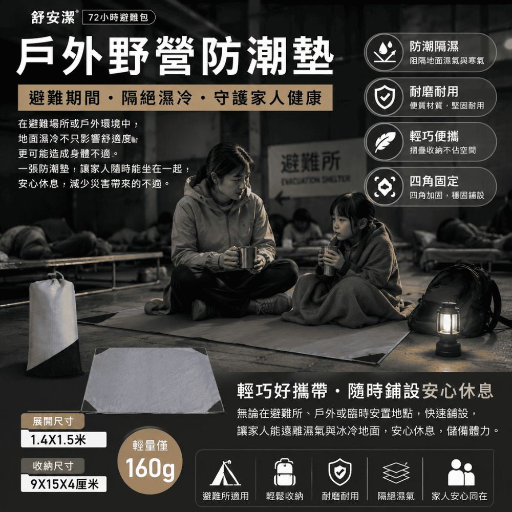 攜帶式戶外野營防潮墊